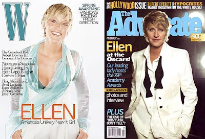 CLICK to Enlarge Ellen the Cover Girl, Squared