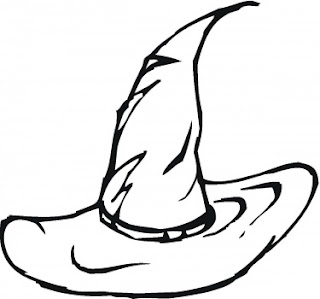 Halloween Witch Hat Coloring Pages, Witch Hat