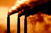 Smoke Stacks emit Carbon Dioxide