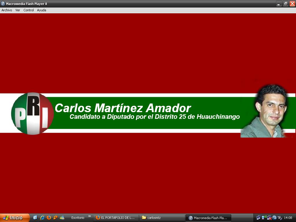 EL PORTAFOLIO DE LUIS ALDANA Banner Carlos Martínez Amador