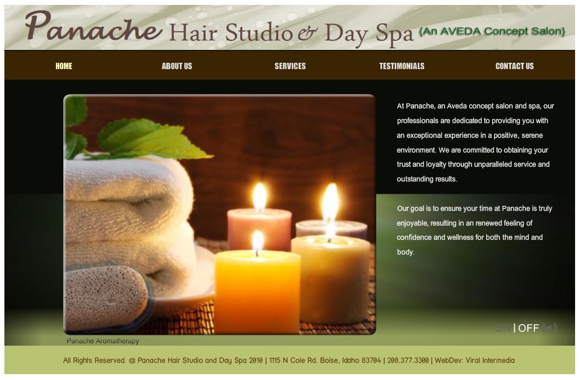 Panache Boise an AVEDA Concept Salon and Spa New website for Panache