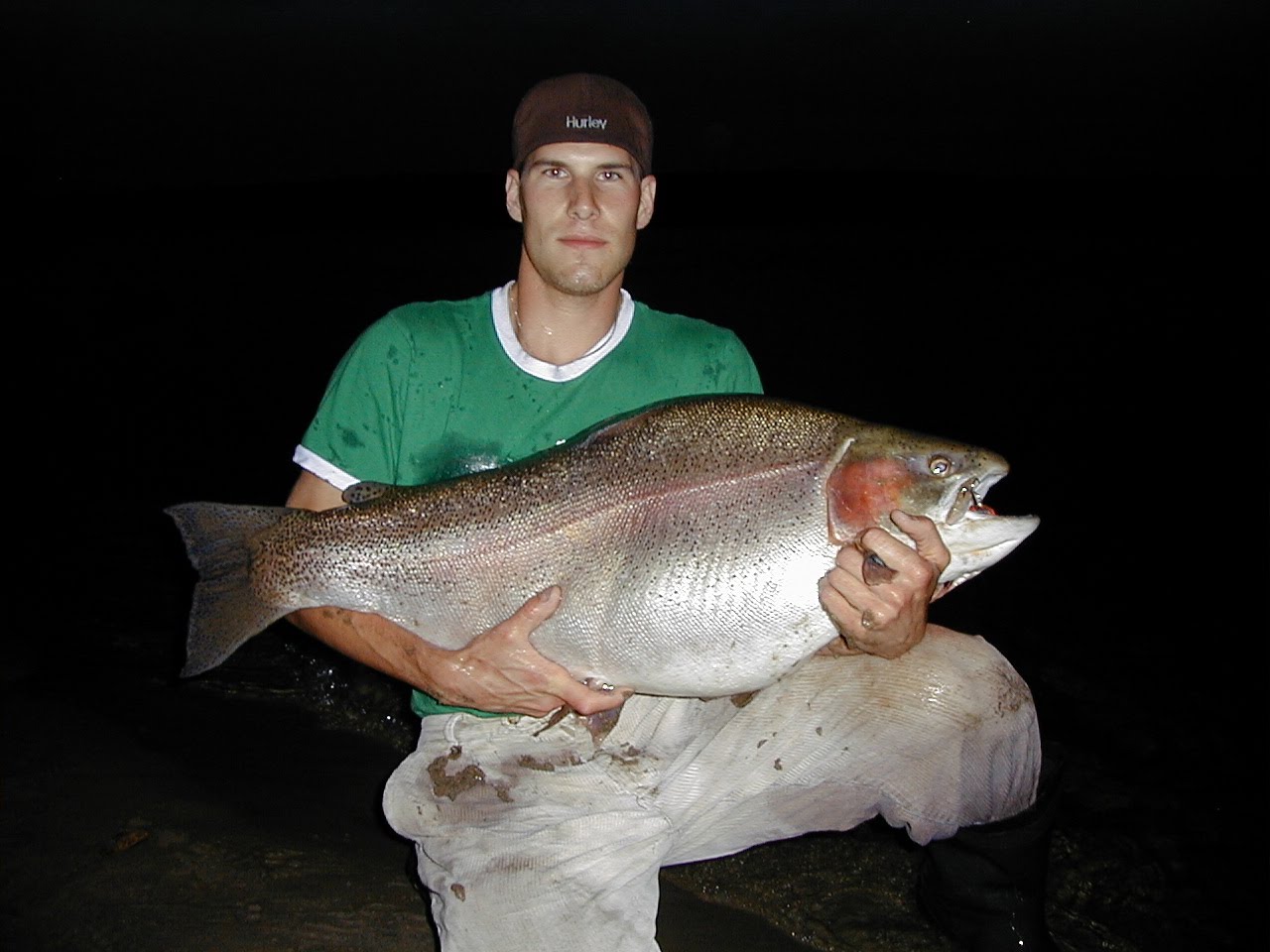 Sally and Sam 43pound, worldrecord rainbow trout caught in Canada