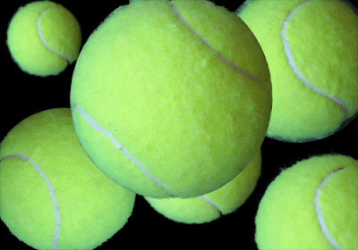 Tennis balls.