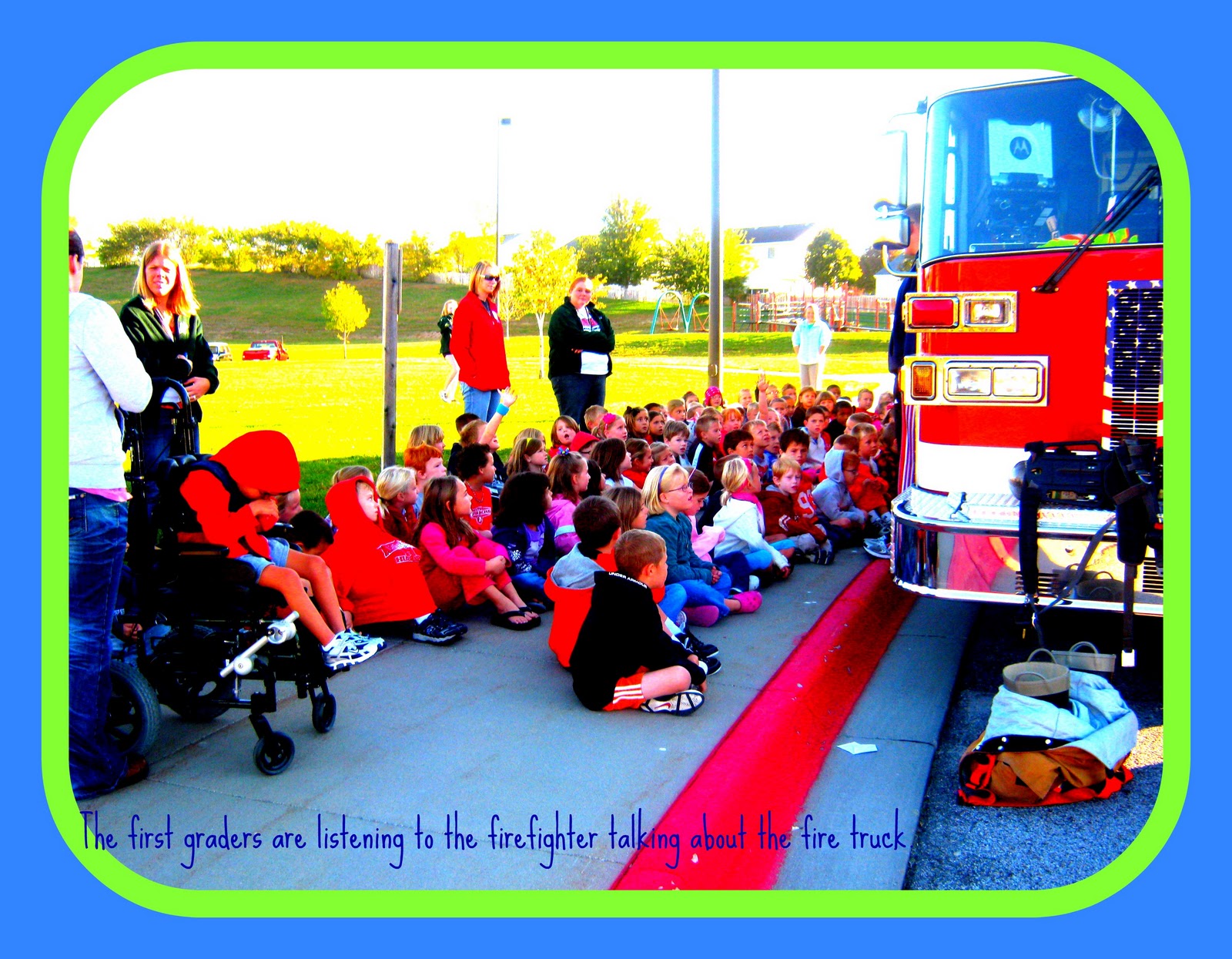 Portal Elementary School Fire prevention day!