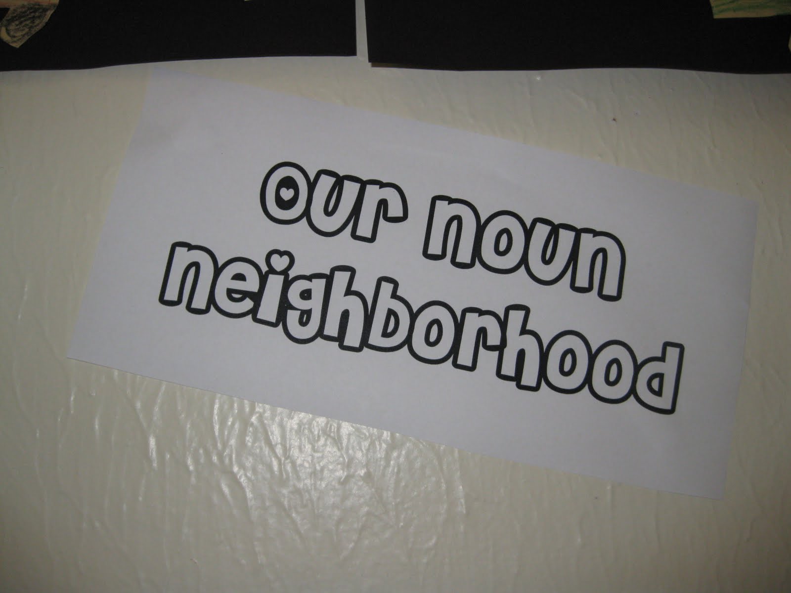 First Grade Friends Noun Neighborhood