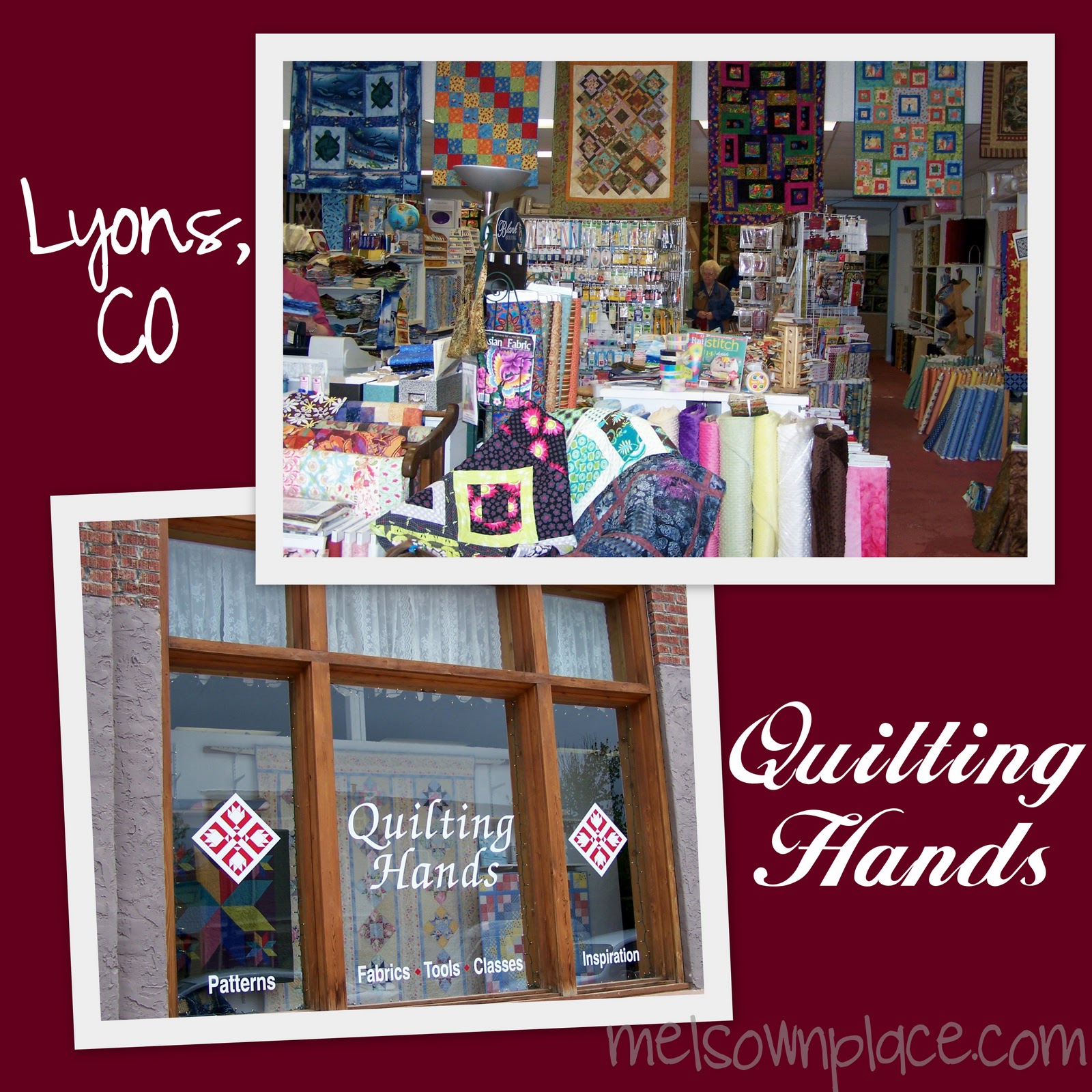 Mel's Own Place Some Northern Colorado Quilt Shops