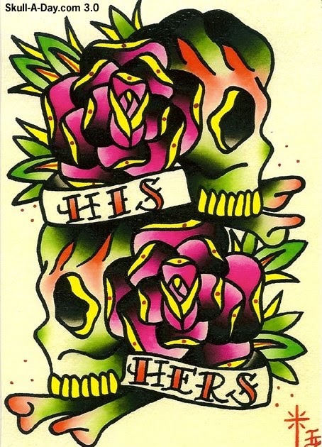 His And Her Skulls