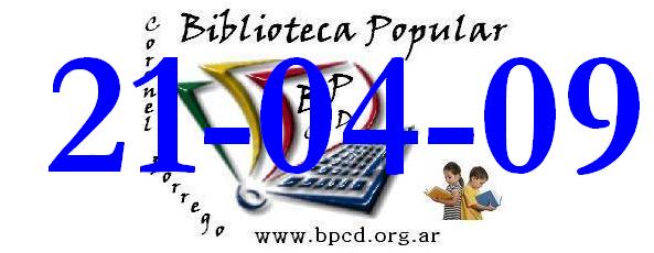 Primer diseño de la Biblio 2009