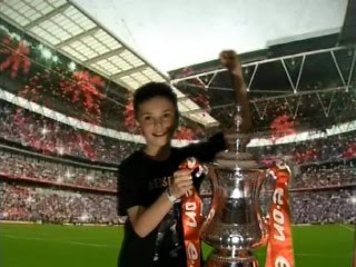 Eddie My Son With FA Cup