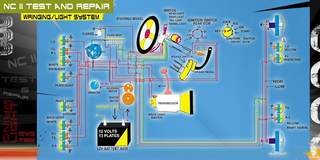 Wringing/light system