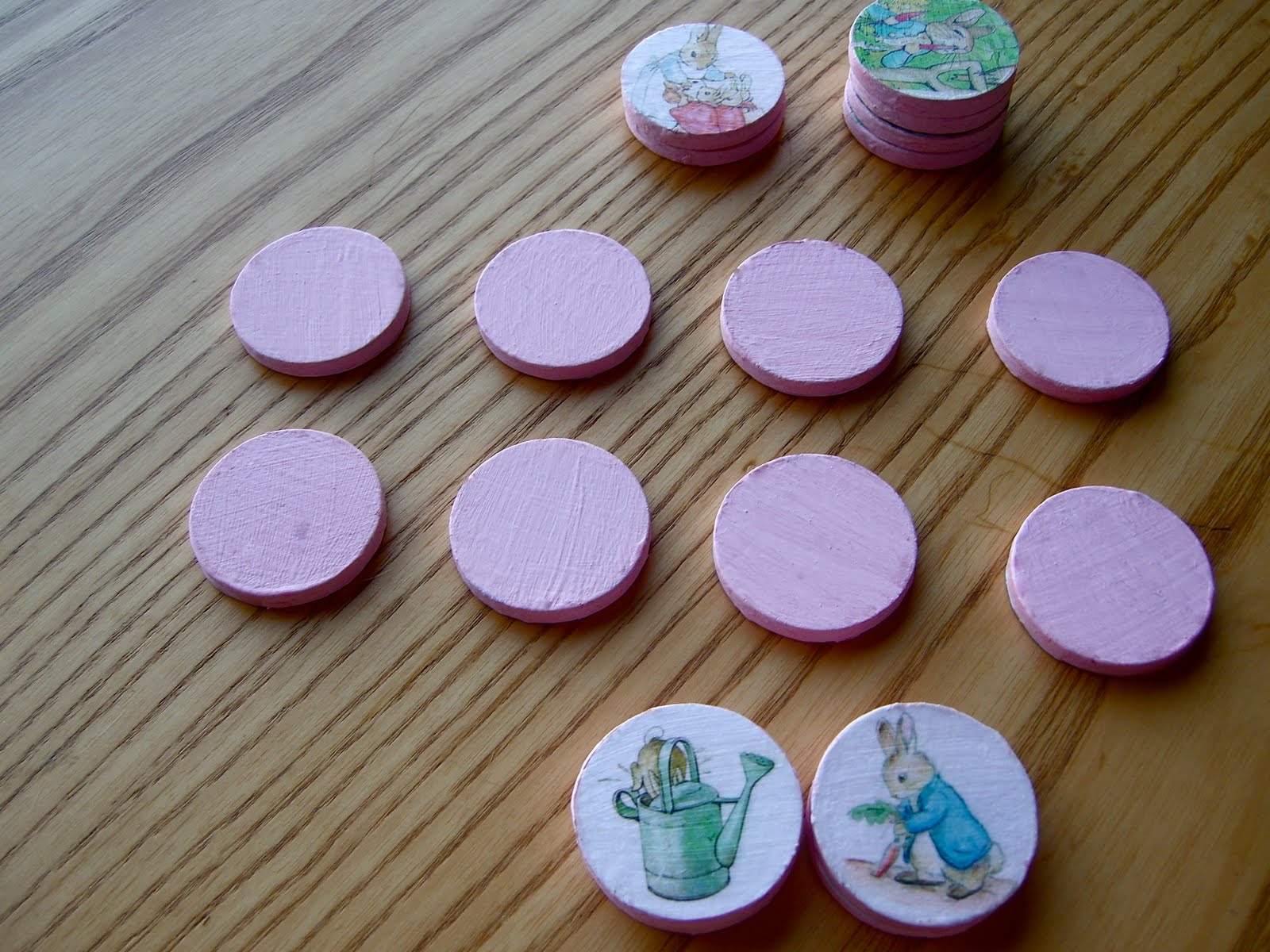 the happy honeybee: tutorial: peter rabbit matching + memory game