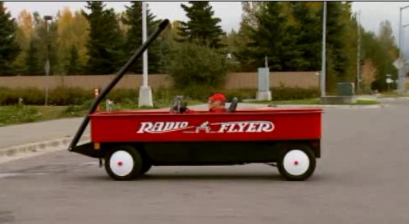'OZ' - The 'Other' Side of the Rainbow: RADIO FLYER CAR: Valley couple