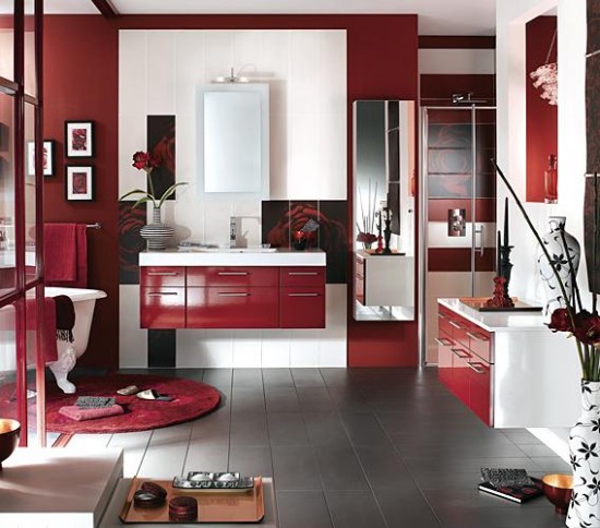Ultra Stylish and Sleek Bathroom interior