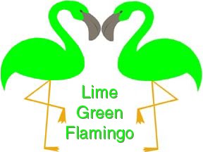Lime Green Flamingo
