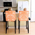 Fabric Covered Bar Stools