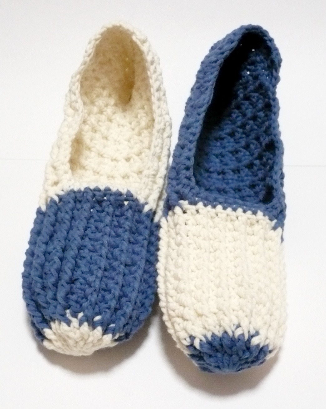 Nicely Created For You Crocheted Mismatch House Slippers