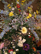 A shot of the top of our Easter tree that Melissa decorated.