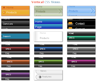 Add Vertical Multi Level CSS Menus in Blogger
