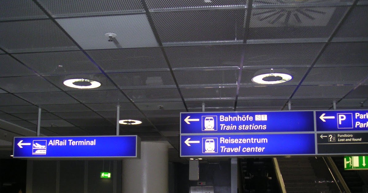 Frankfurt Airport to Frankfurt by Train - Directions