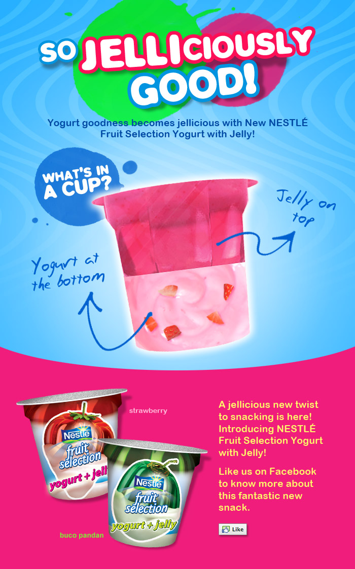 YumYum Yojellyrific with Nestle’s Fruit Selection Yogurt + Jelly Shen's Addiction