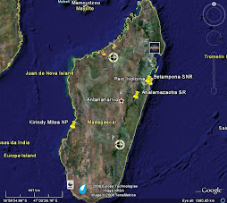 Field station locations in Madagascar