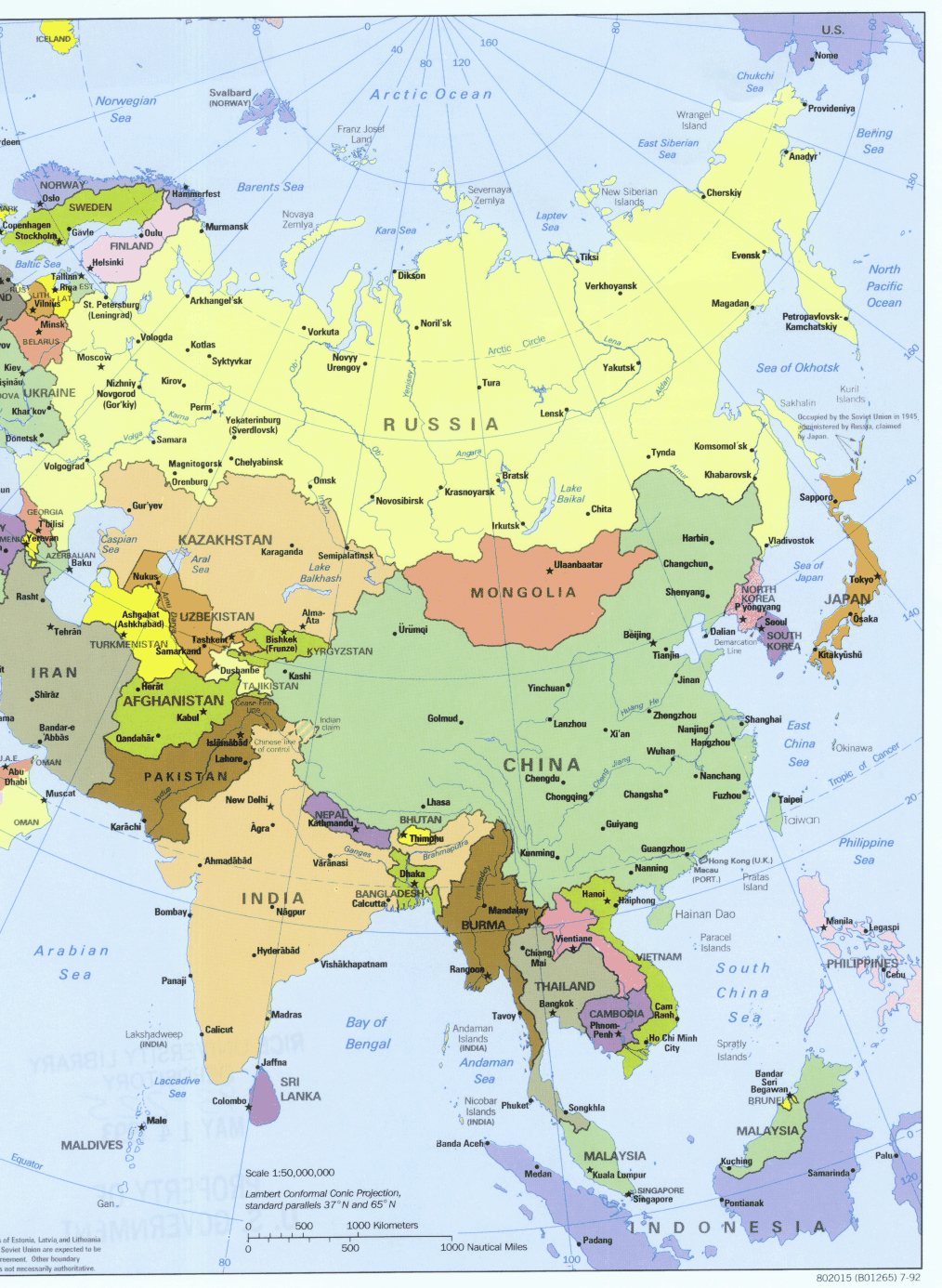 ancient china map