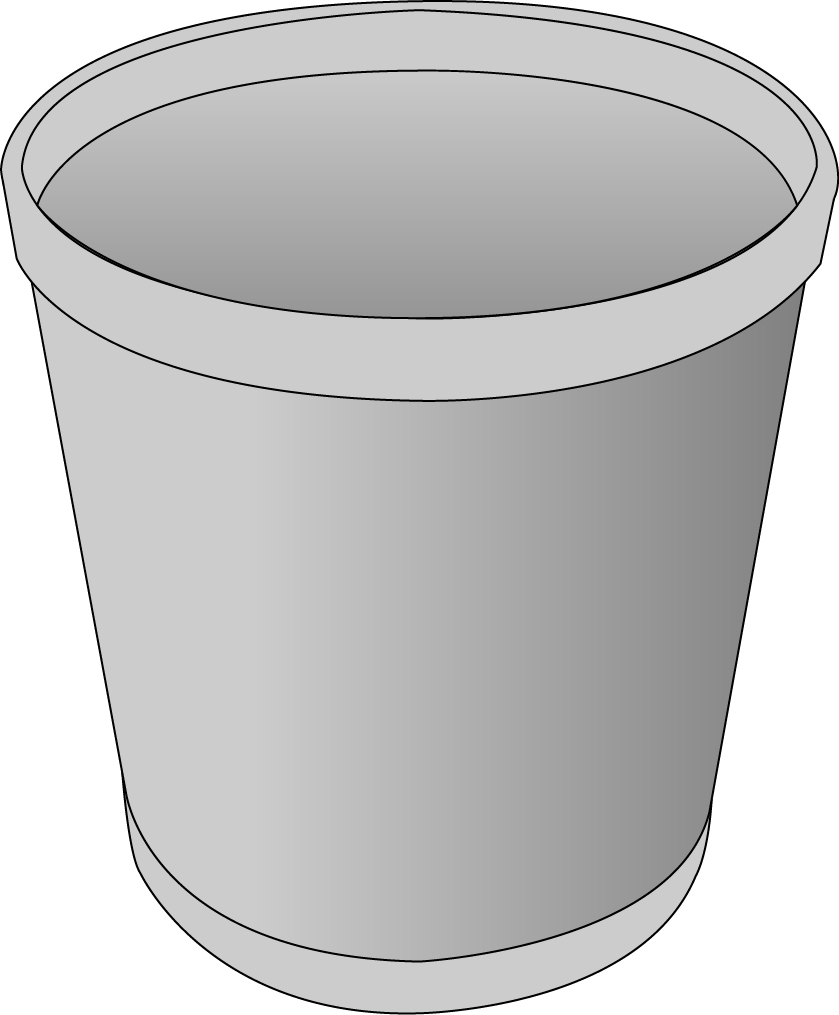 Digital Drawing David Balmforth Waste Paper Basket Daily Drawing