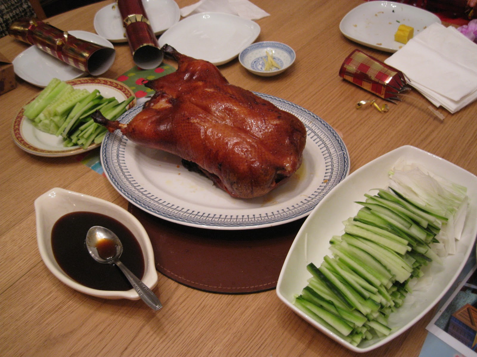 leung adventure in london Peking duck