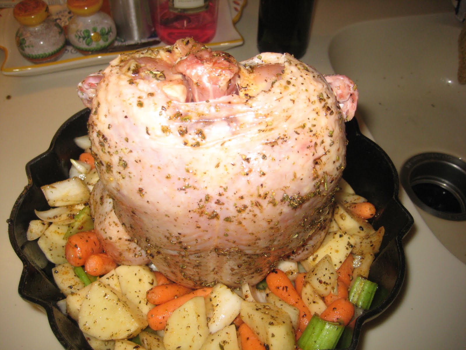 Carmela's Cucina BUNDT PAN BAKED CHICKEN DINNER