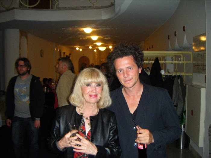 Samen met Tom Pintens.