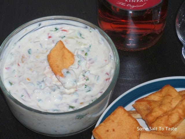 Some Salt... To Taste!: Sour Cream And Veggie Dip