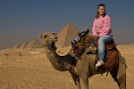 Såg pyramiderna med kamel 2007