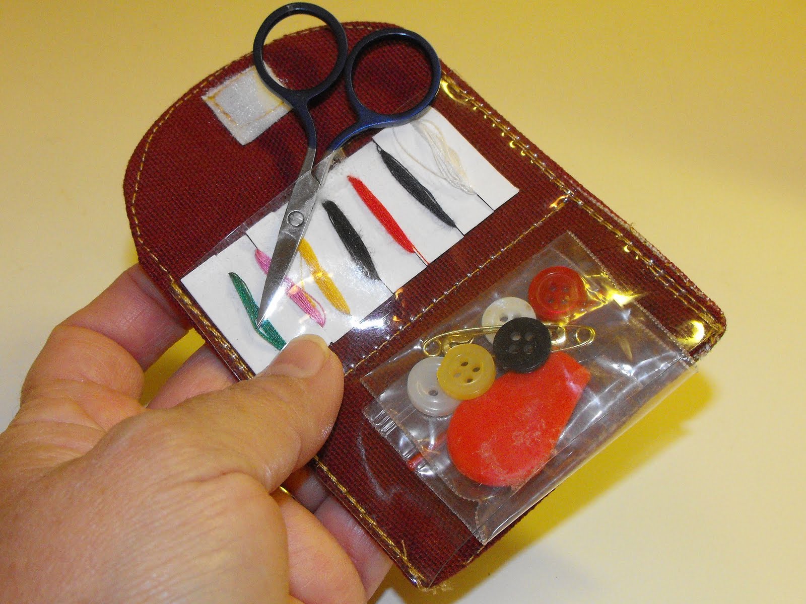 A matter of preparedness: It's a Pocket Sewing Kit....