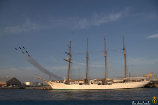 El “Juan Sebastián de Elcano” visita Pensacola (EE.UU.).