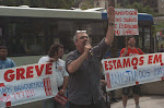 Bancários em greve: manifestação na Av. Paulista