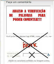 CAMPANHA: "ABAIXO A VERIFICAÇÃO DE PALAVRAS PARA PODER COMENTAR!!!"