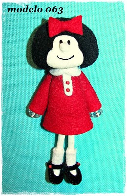 Peluche Mafalda Con Vestido Rojo De 26 Cm – La Clásica Niña De Quino, Con Firma En La Suela, Ideal Para Regalar