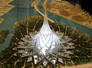 Crystal island world's biggest building