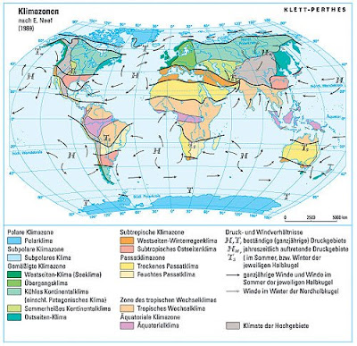 GEOGRAPHIE: Klimazonen der Erde GEOGRAPHIE: Klimazonen der Erde