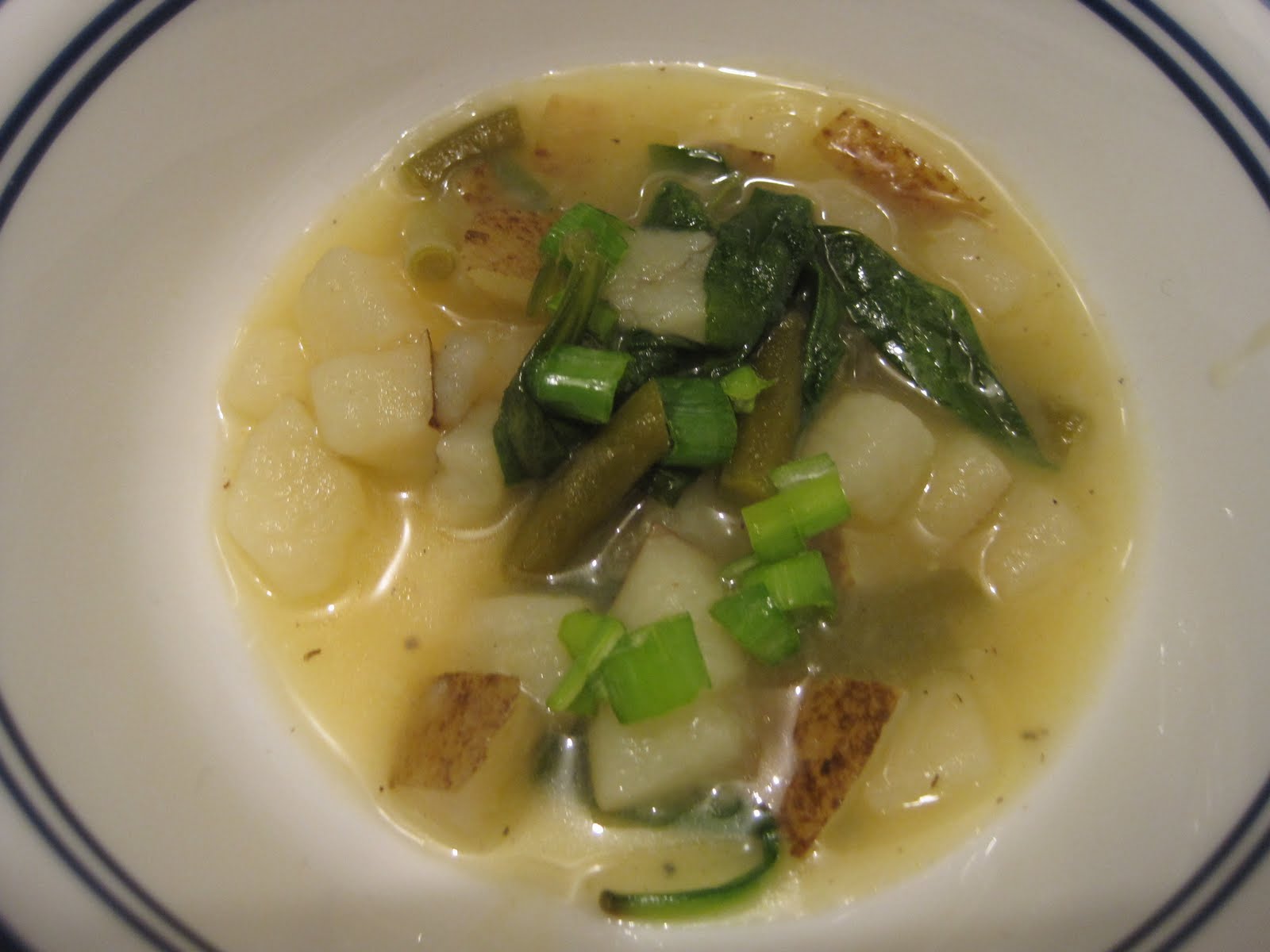OmNomNominal Garlic Scape Soup