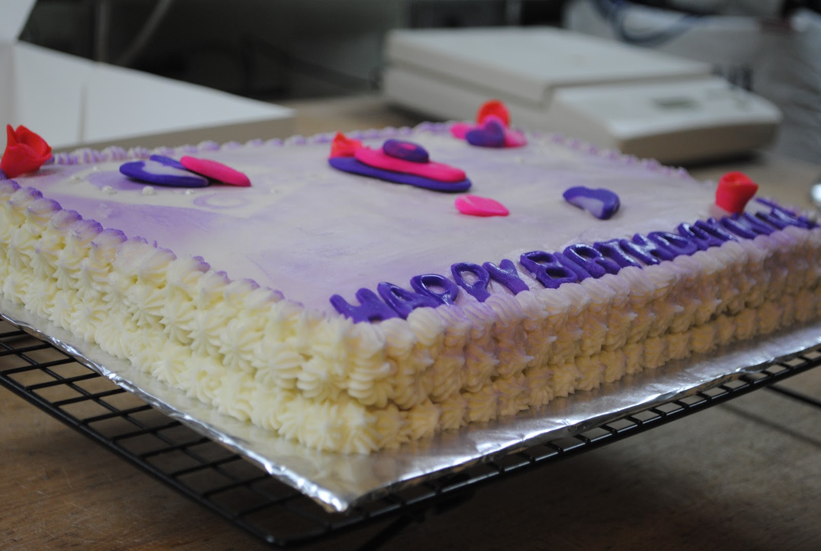 Cakes By Liz Poston The Happy Birthday Kim Cake!!!