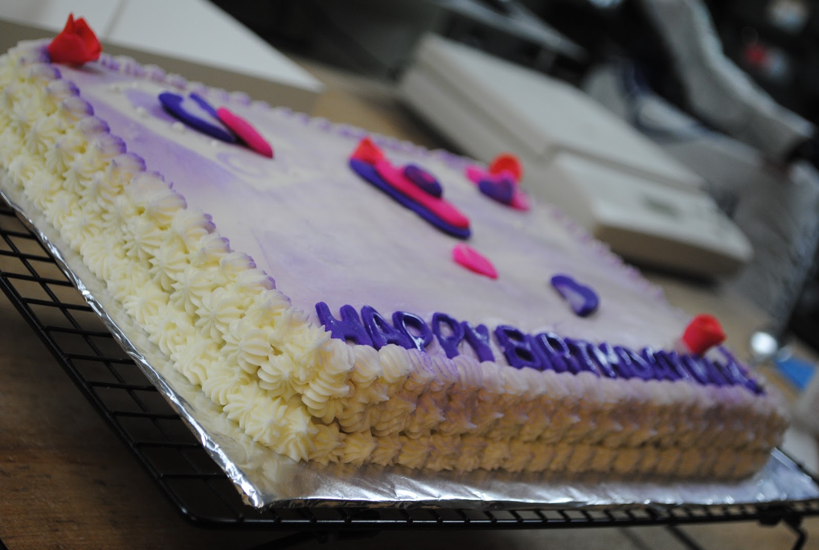 Cakes By Liz Poston The Happy Birthday Kim Cake!!!