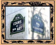 " RUE ALICE GUY" "RUE DES ALOUETTES"