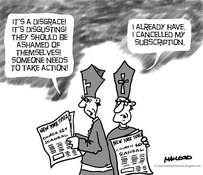 MacLeod Cartoons: Church Sex Scandal - The Hierarchy Takes Action!