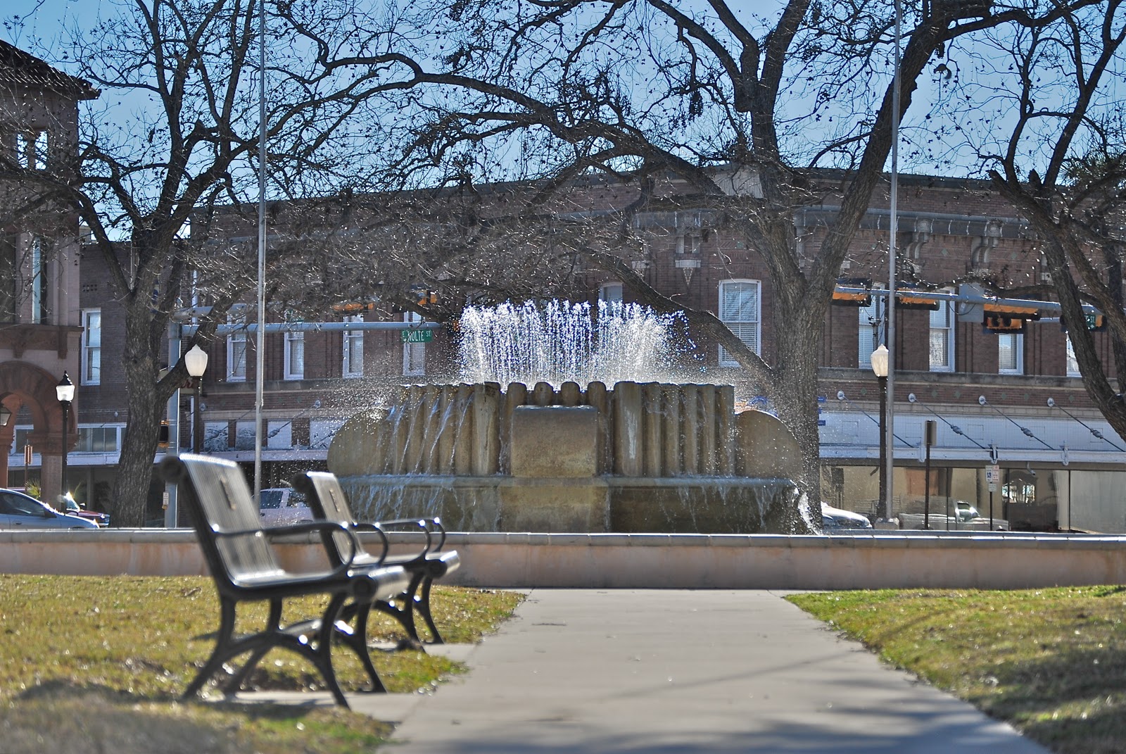 Wild About Texas The Fountain at Central Park, Seguin