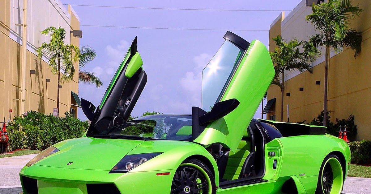 Lamborghini Murcielago салатовая