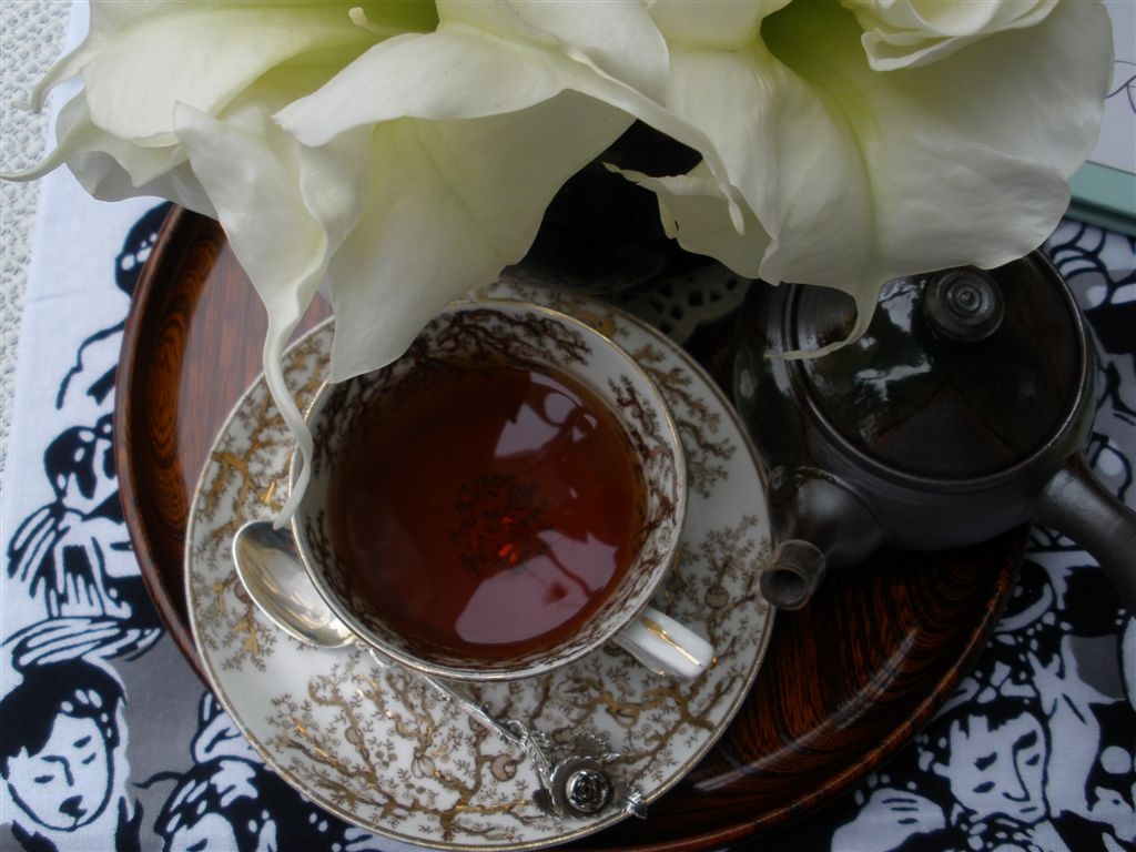 MARIETTE'S BACK TO BASICS {Our last Datura Angel's Trumpets and TEA