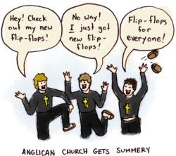 Anglican Church Flip-Flops during disputes