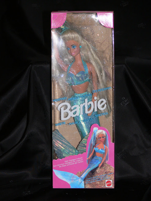 Barbie sirena anni 80 con scatola