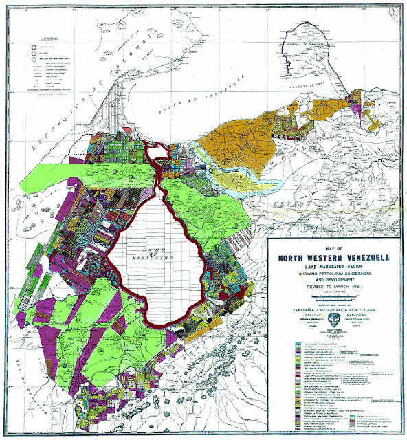 Mapa geológico del Edo. Zulia.